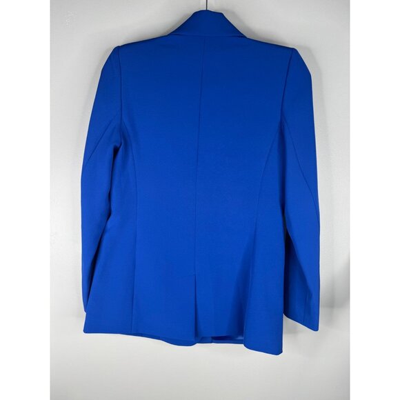 Generation Love Leighton Crepe Blazer Jacket Double Breasted Royal Blue XS NWT - Picture 3 of 4